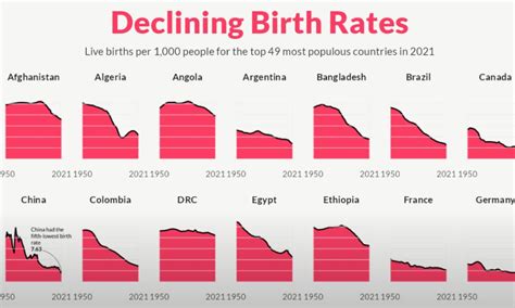 5 Countries with the Lowest Birth Rates in the World