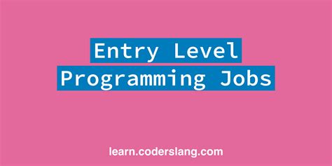 5 Entry-Level Web Programming Jobs for New Grads