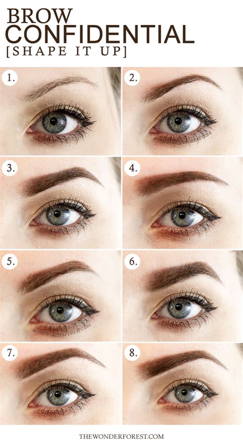 5 Essential Eye Brow Shapes for Every Face