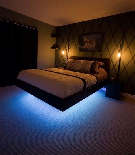 5 Floating Beds with LED Lights for a Futuristic Slumber