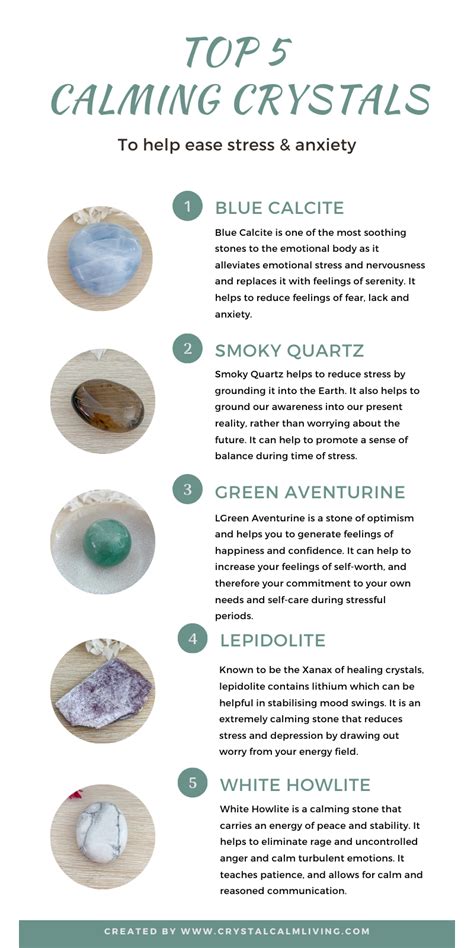 5 Gemstones for Calming: A Guide to Serenity