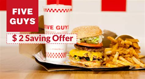 5 Guys Coupons Printable