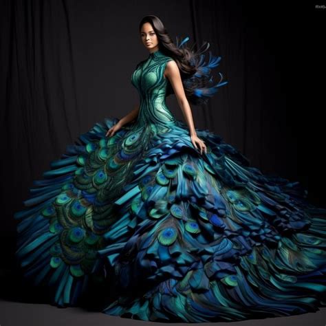 5 Incredible Peacock Dresses That Will Make You Stand Out