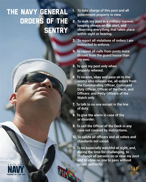 5 Key General Orders of a Sentry Navy: Guardian's Oath