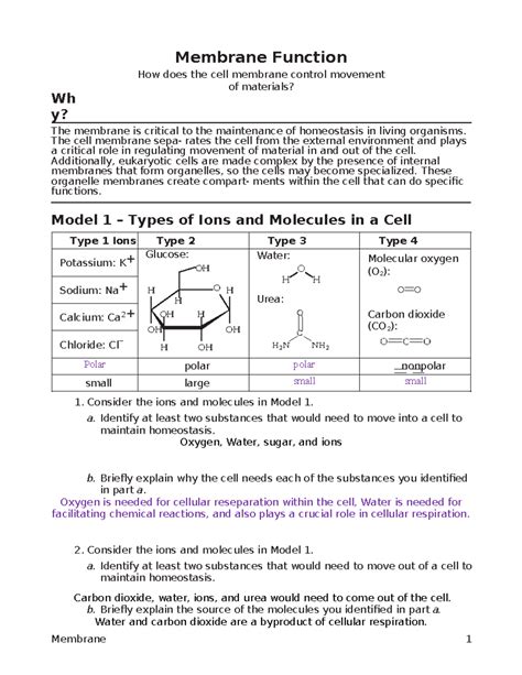 5 Membrane Function-S Ebook - OpenWetWare Kindle Editon