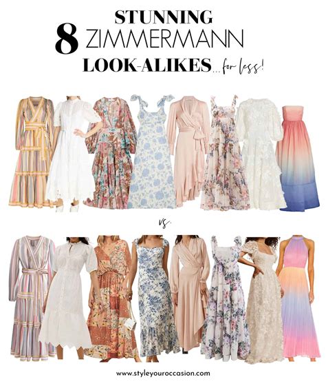 5 Sensational Zimmermann Dress Dupes That Will Blow Your Mind