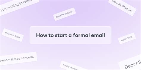 5 Spectacular Ways to Open a Formal Email in 2025