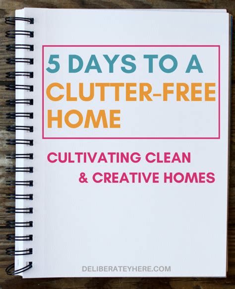 5 days to a clutter free house 5 days to a clutter free house PDF