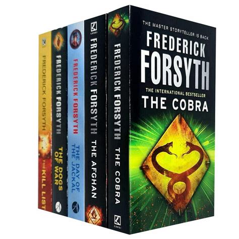 5 paperback Super Thrillers by Frederick Forsyth The Afghan The Day Of The Jackal The Devil s Alternative The Fourth Protocol The Negotiator Doc