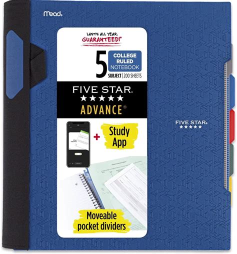 5 star advance notebook