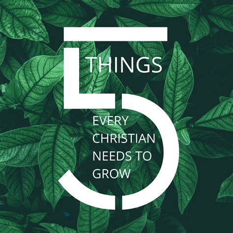 5 things every christian needs to grow Epub