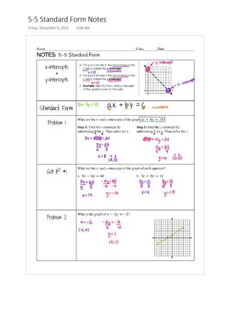 5-5 standard form Ebook Epub