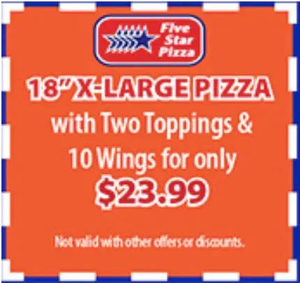 5-Star Pizza Coupons: Uncover 100+ Deals to Save Big on Your Next Slice!