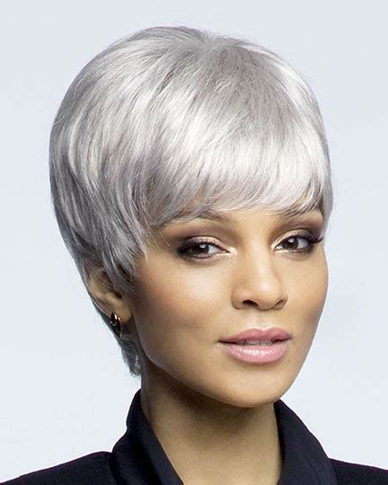 50% Off: Discount Lace Front Cropped Synthetic Grey Wigs 2025