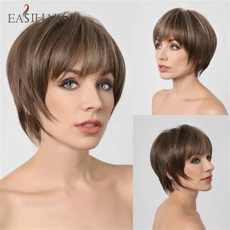 50% Off Blonde Bangs Short Synthetic Wigs for Young Fashionistas in 2025