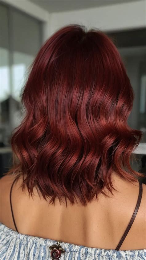 50+ Cherry Cola Hair Colour Ideas for a Sweet & Spicy Look