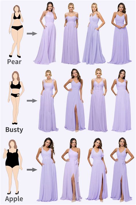 50+ Delicate Lilac Bridesmaid Dresses for Every Body Type