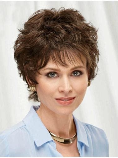 50+ Fabulous Short Wavy Brown Layered High Quality Wigs 2025