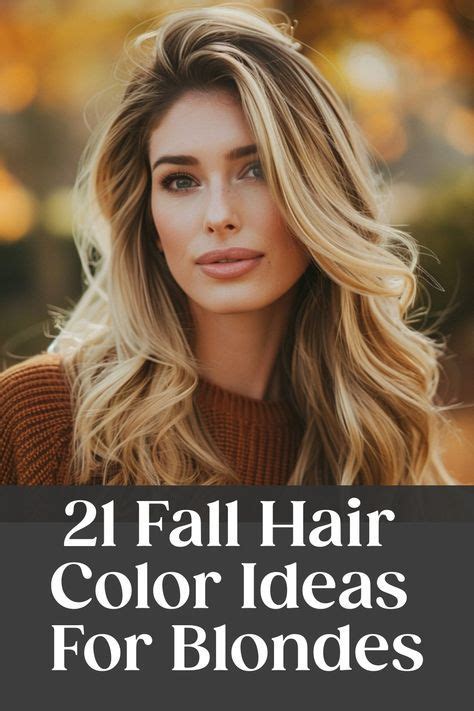 50+ Fall Blonde Hair Shades to Enhance Your Look This Season