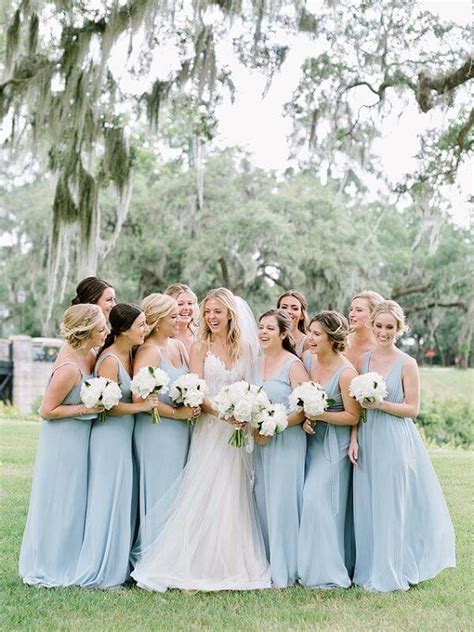 50 Breathtaking Pale Blue Bridesmaid Dresses for an Enchanting Celebration