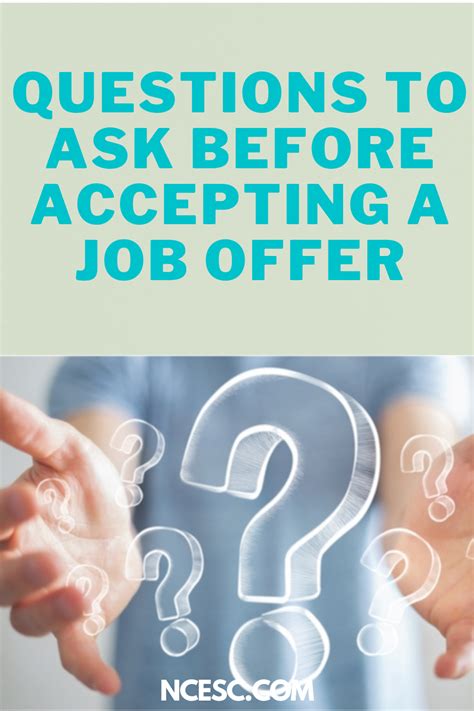 50 Essential Questions to Ask Before Accepting a New Job