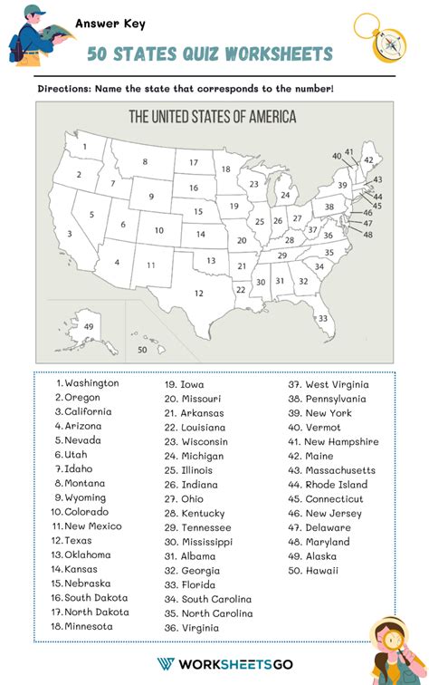 50 Great States Answer Key For Alaska Epub