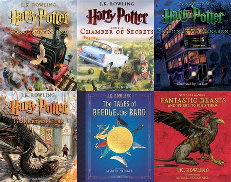 50 Illustrated Harry Potter Books That Will Captivate You