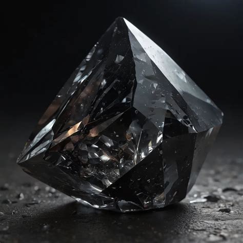 50 Karat Sparkly Black Crystal: A Universe of Enigmatic Allure