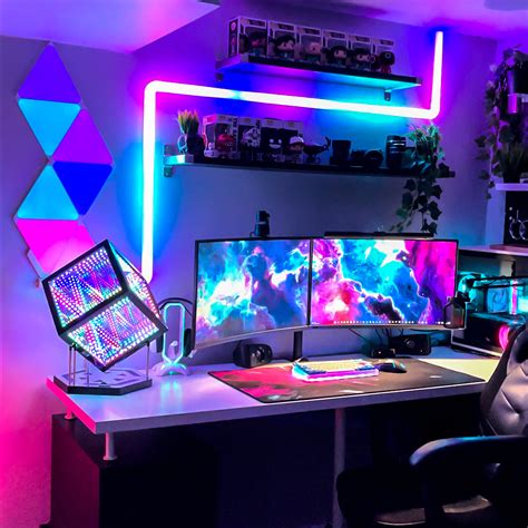 50 Killer Gamer Room LED Ideas for an Immersive Gaming Revolution