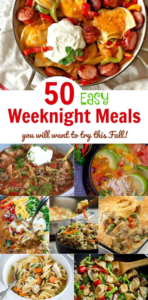 50 Most Weeknight Meals Kindle Editon