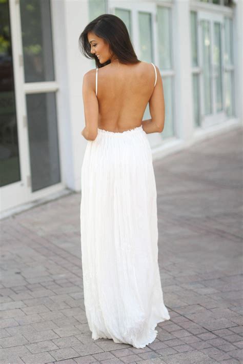 50 Must-Have Open Back White Dresses for Every Occasion