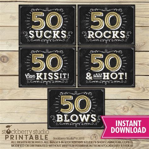 50 Rocks Free Printable