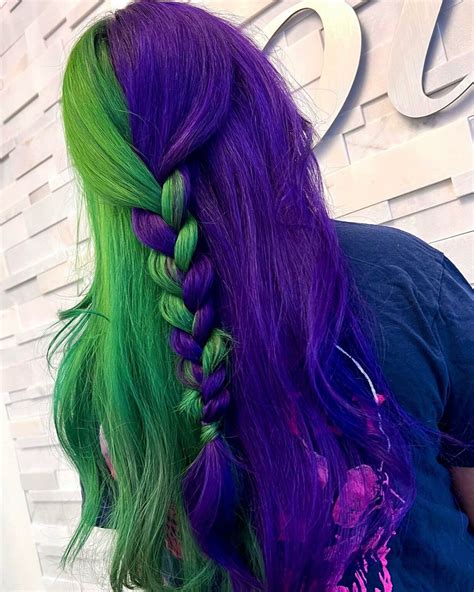 50 Sensational Split Dyed Hair Ideas to Suit All Styles