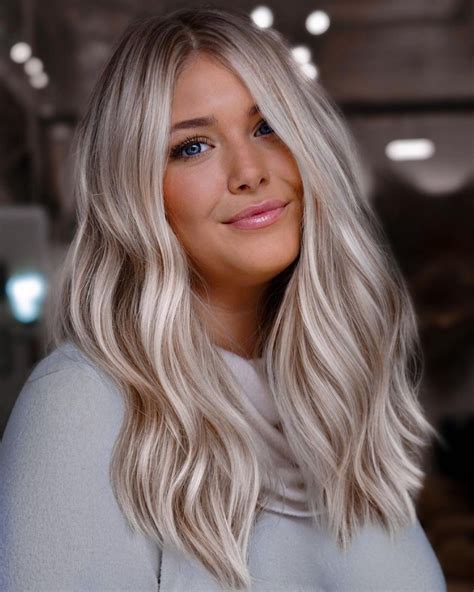 50 Shades Of Platinum Blonde Balayage