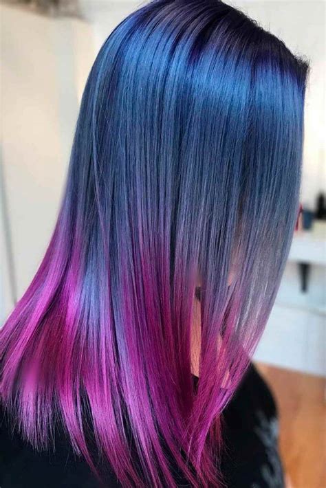 50 Shades of Blue and Purple Ombre Hair: A Style Guide