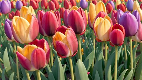 50 Shades of Spring: Tulips in Bloom with Dazzling Cast