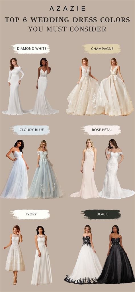 50 Shades of Wedding Dresses: A Guide to Colored Bridal Gowns