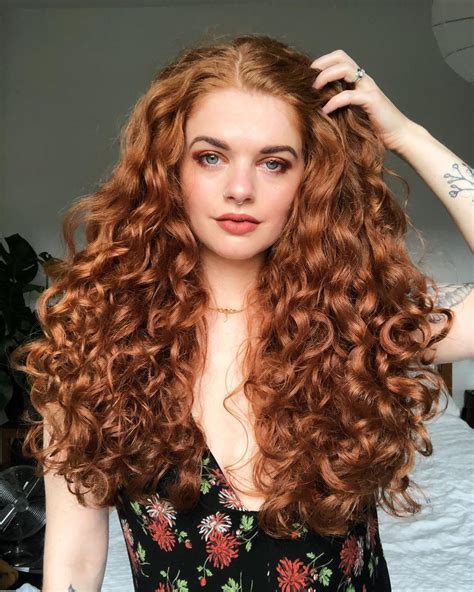 50 Splendid Hairstyles for Curly Ginger Hair: A Visual Feast