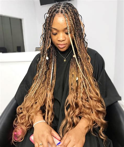 50 Stunning Bohemian Box Braid Styles to Rock This Year