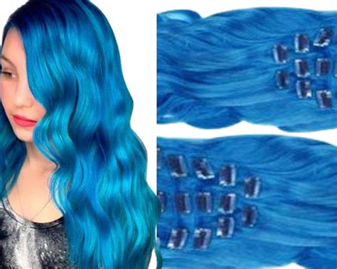 50 Stunning Shades: A Comprehensive Guide to Blue Hair Extensions