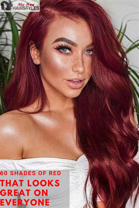 50 Stunning Shades of Hair Burgundy Red