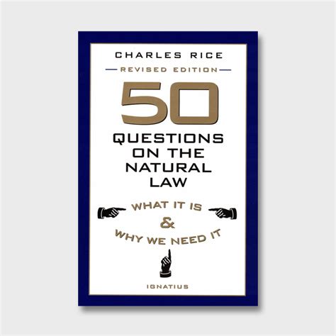 50 questions on the natural law what it is and why we need it Epub