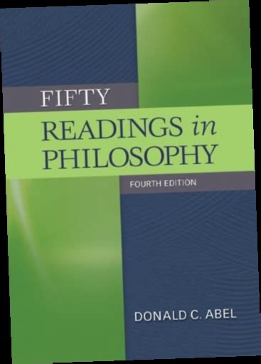 50 readings in philosophy 4th edition sparknotes Reader