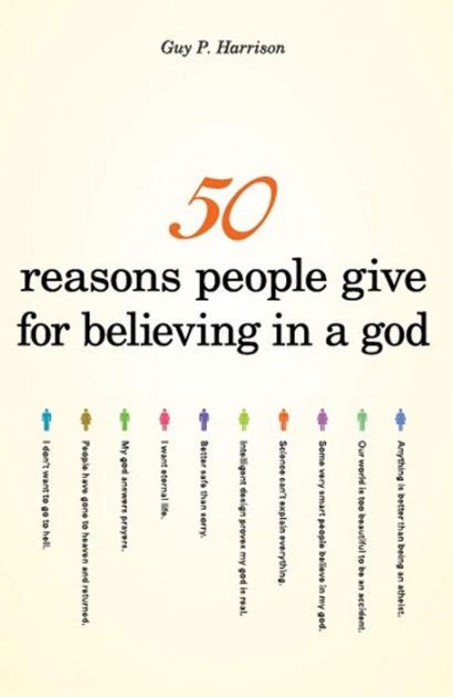 50 reasons people give for believing in a god Kindle Editon