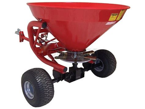 50-Gallon Tow-Behind Drop Fertilizer Spreader for Enhanced Crop Yield