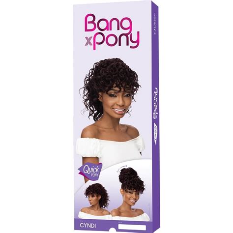 500% More Volume: Outre Synthetic Bang X Pony Quick Pony Cyndi