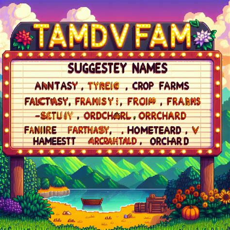 500+ Stardew Valley Farm Name Generator Ideas for Your Dream Homestead