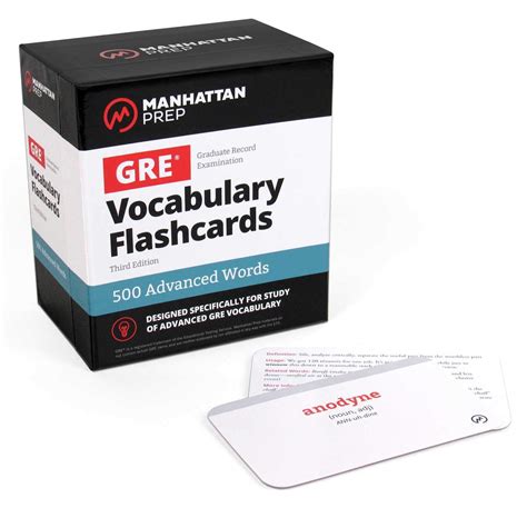 500 Advanced Words GRE Vocabulary Flash Cards Manhattan Prep GRE Strategy Guides Reader