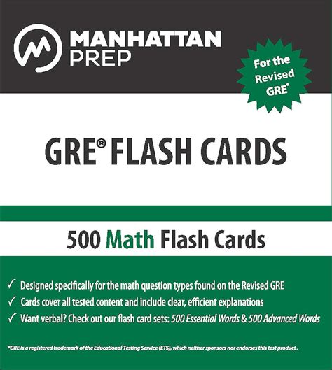 500 gre math flash cards manhattan prep gre strategy guides PDF