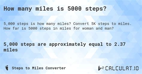 5000 ft to miles: Quick conversion steps and detailed guide